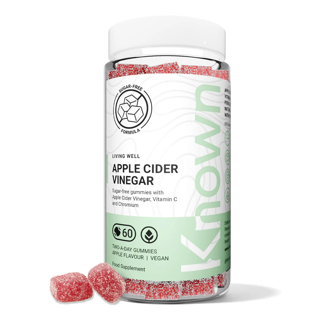 Apple Cider Vinegar 1000 mg Vegan Gummies – Sugar-Free - Digestive Health, Weight Management & Wellness Support
