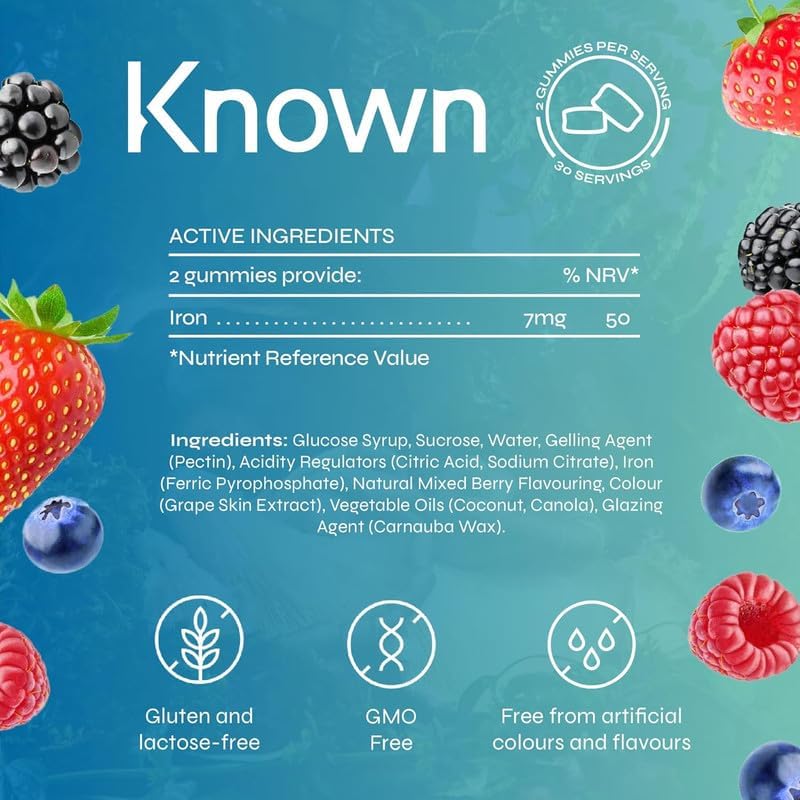 Vegan Iron Gummies – Energy & Vitality Support