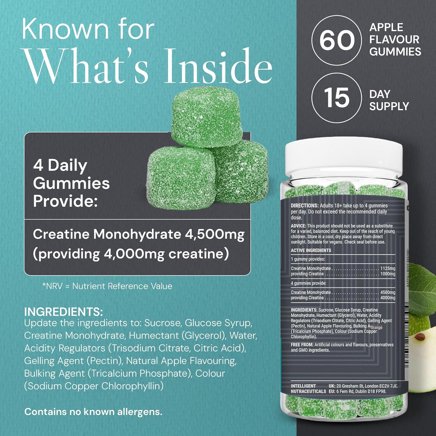 Creatine Gummies - Sour Apple
