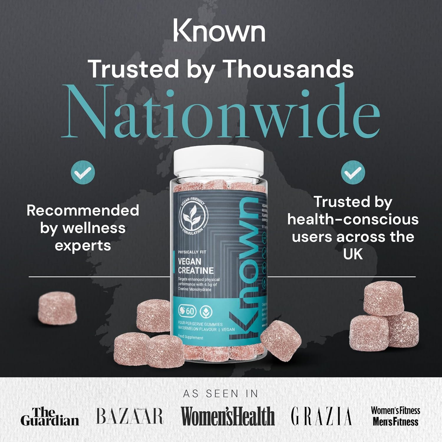 Creatine Gummies - Watermelon - 15‑day supply