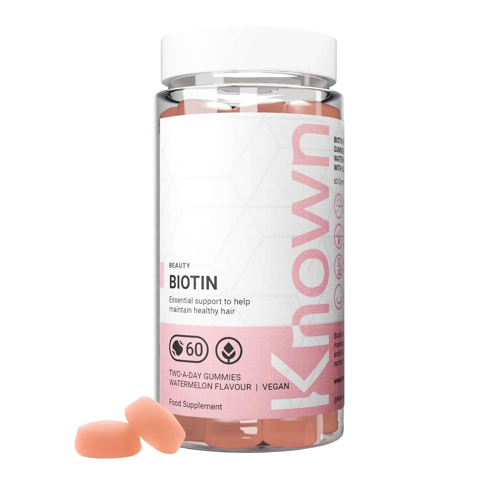 Biotin (Vitamin B7) 10,000 µg Gummies – Hair, Skin & Nail Support – Vegan Formula