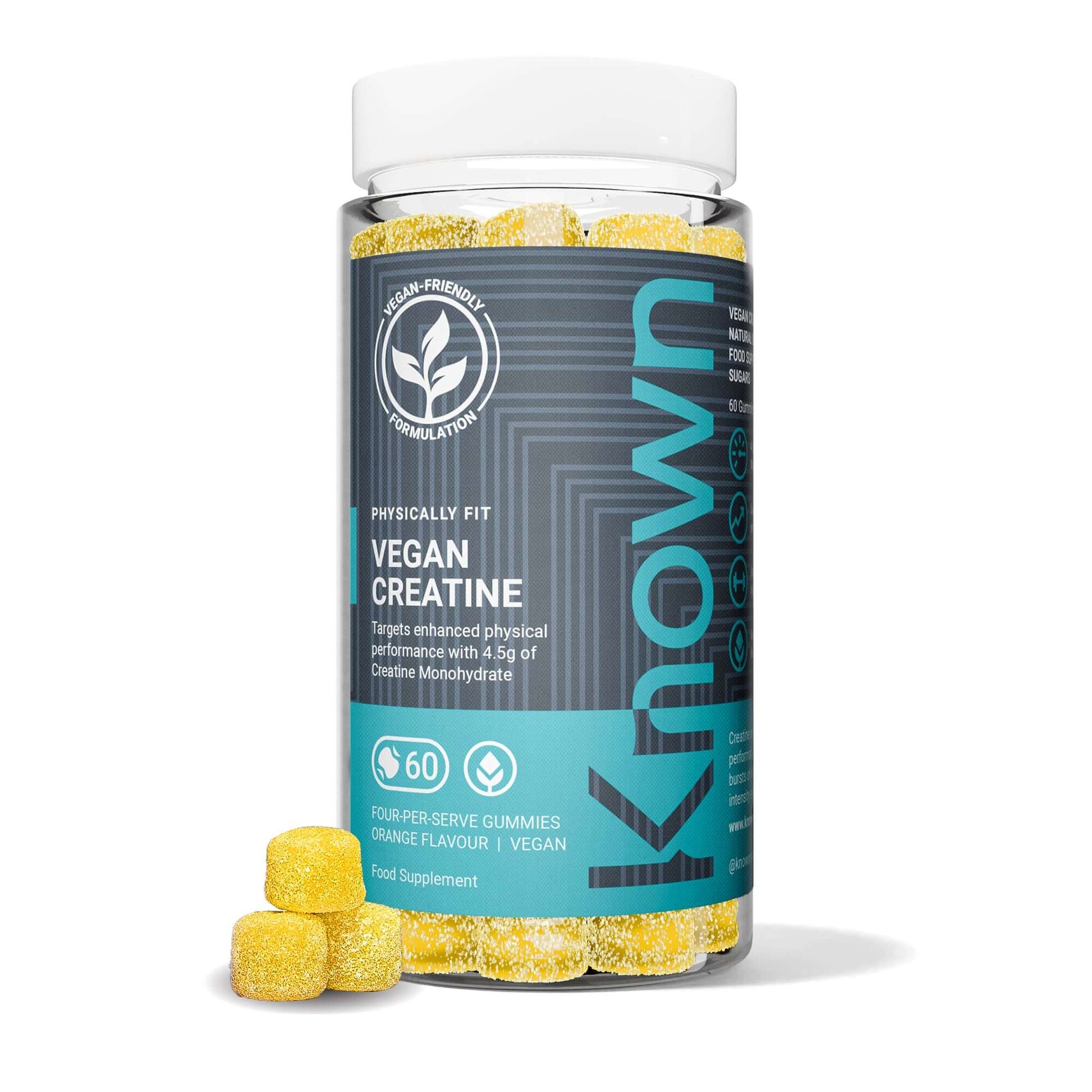 Vegan Creatine Gummies - Orange Flavour –15 Days Supply