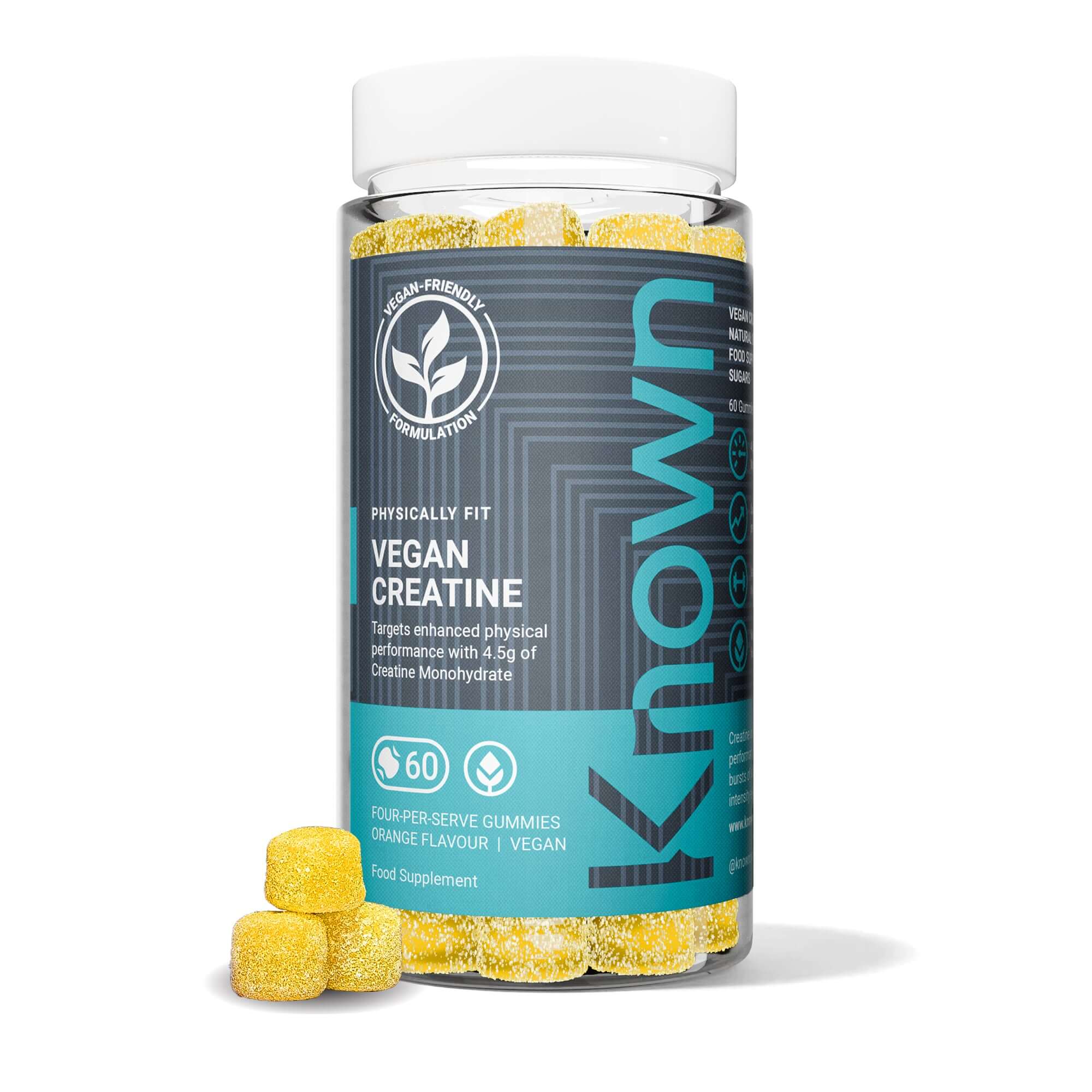Vegan Creatine Gummies - Orange Flavour –15 Days Supply