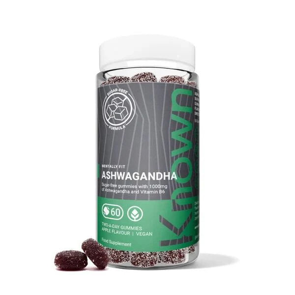 Ashwagandha 1000 mg Gummies – Sugar Free Stress Relief & Wellness Support - Root Extract with Vitamin B6 – for Men & Women